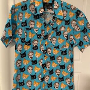 WTF Podcast Merch Marc Maron Podswag Amb3r Creative Cotton Poplin Men’s Small